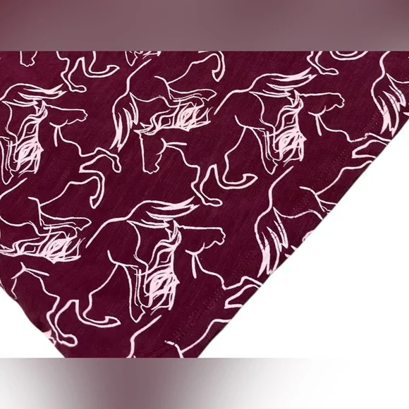 Boden Penny Dress Wild Horse Print Sheath Pencil Knee Length 3/4 Sleeve Red 6R - Picture 7 of 12